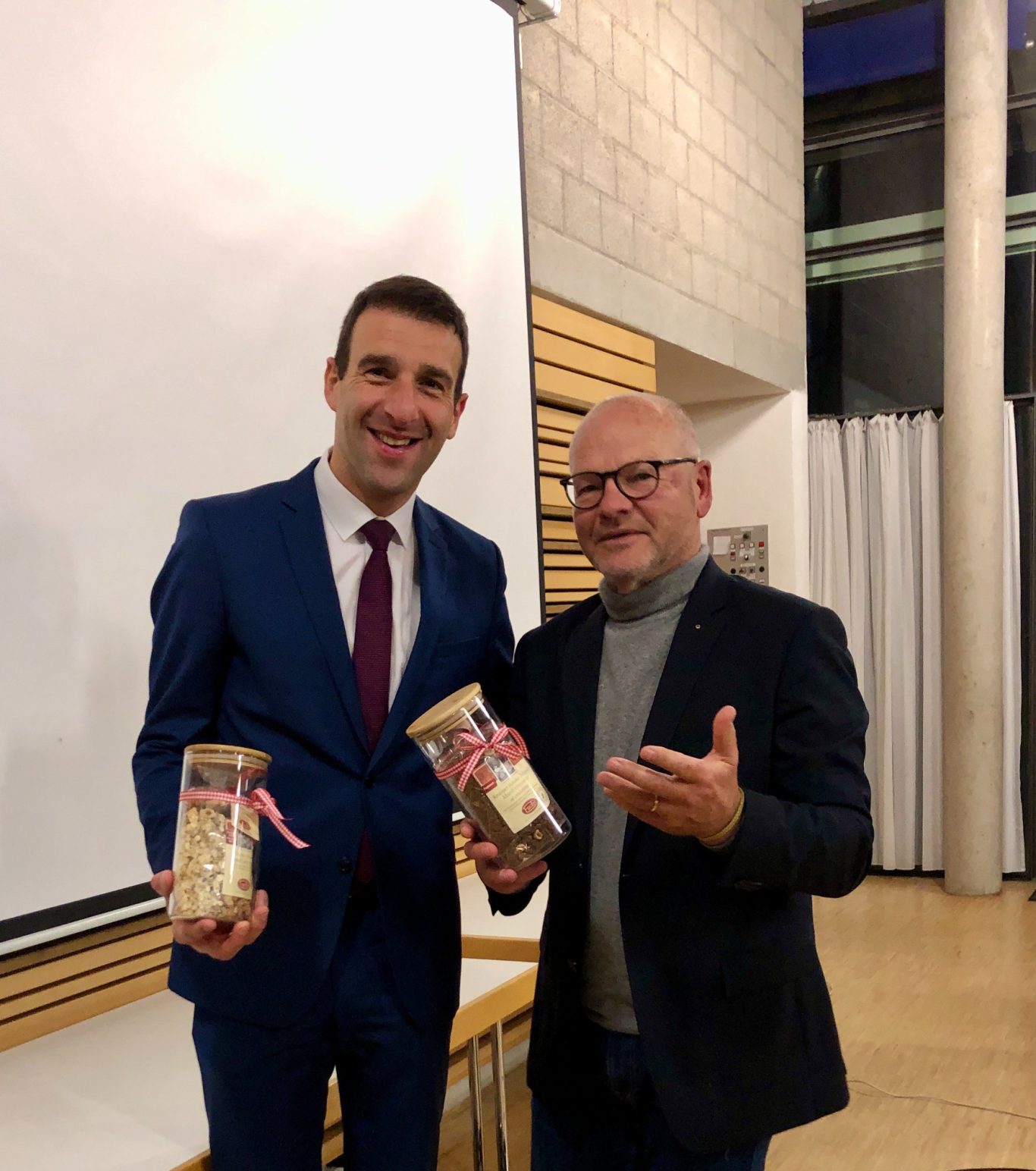 Dr. Glaser (li), Lehmann